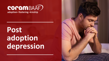 Man with his head in his hands