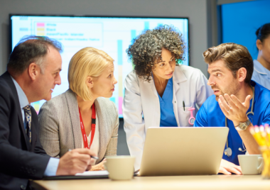 Group of health professionals